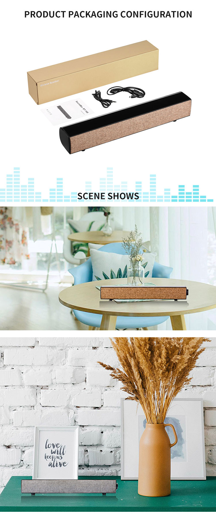 Remote control for soundbar