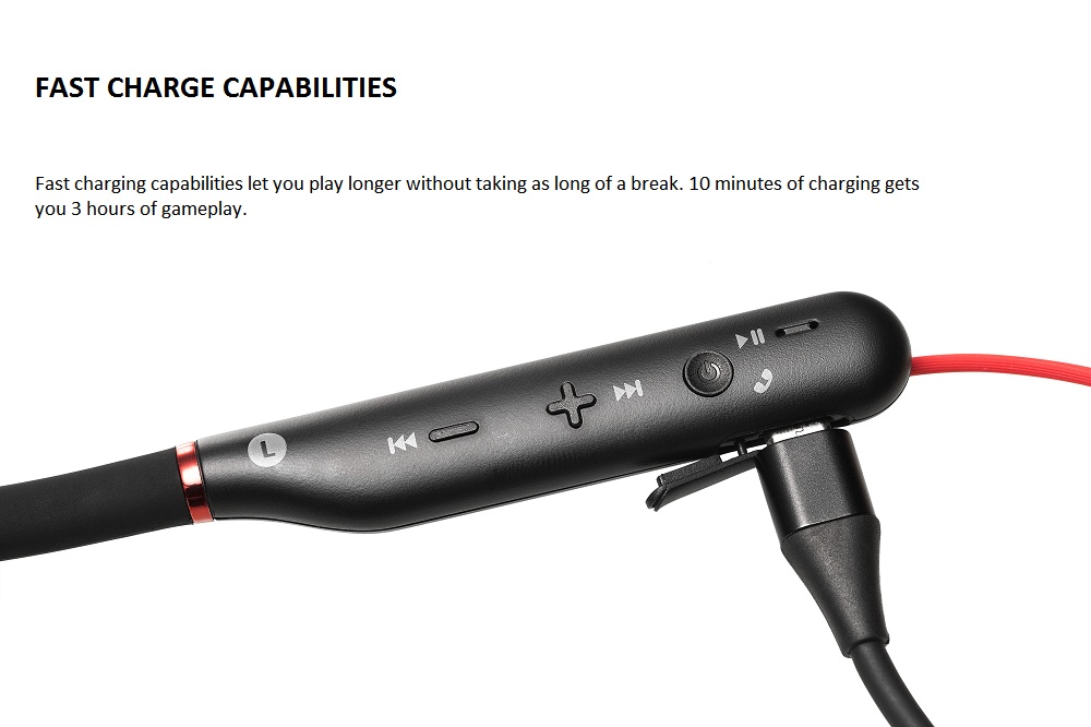 1MORE E1020BT Spearhead VR Bluetooth In-Ear Gaming Headphones (Black)