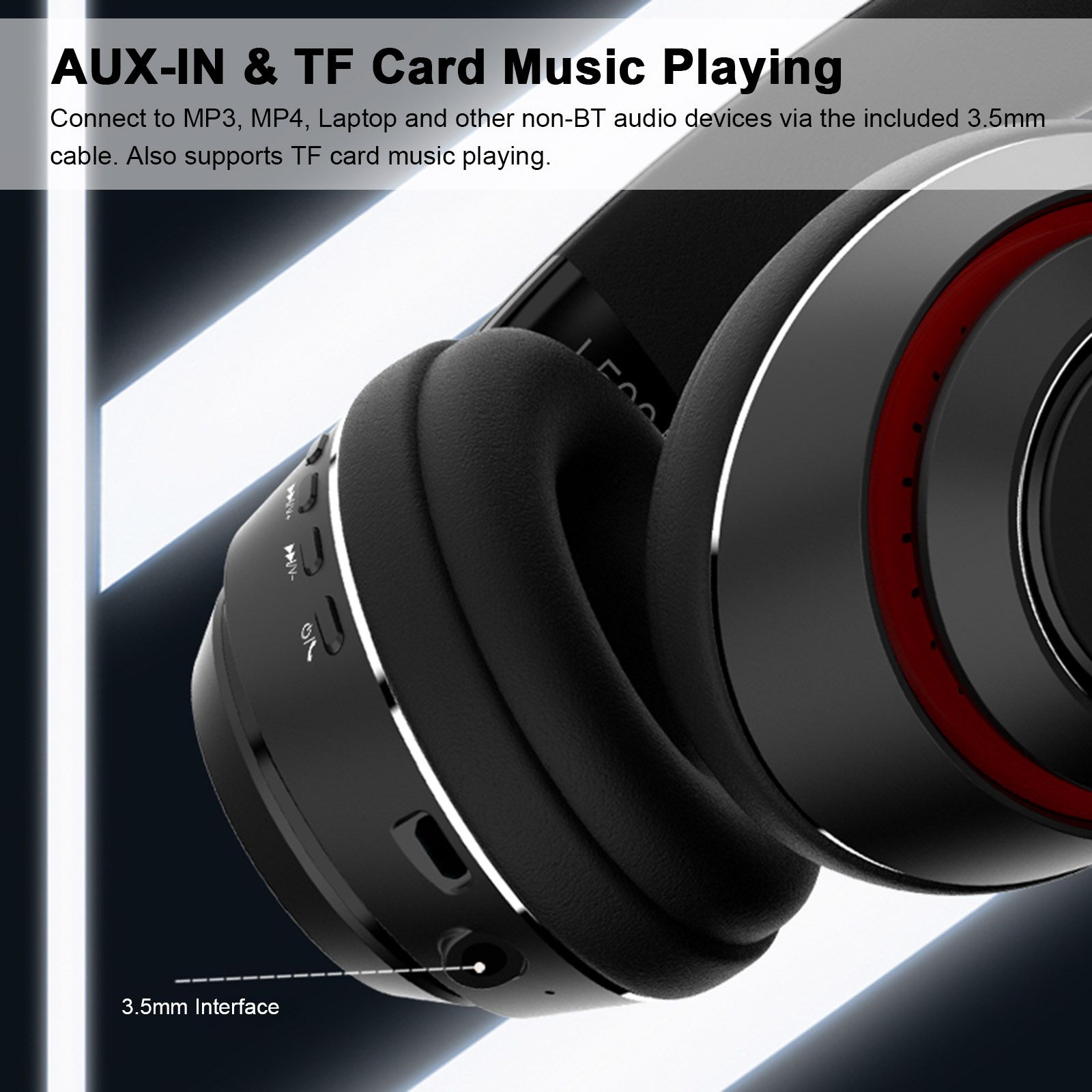 Folded L500 headphones