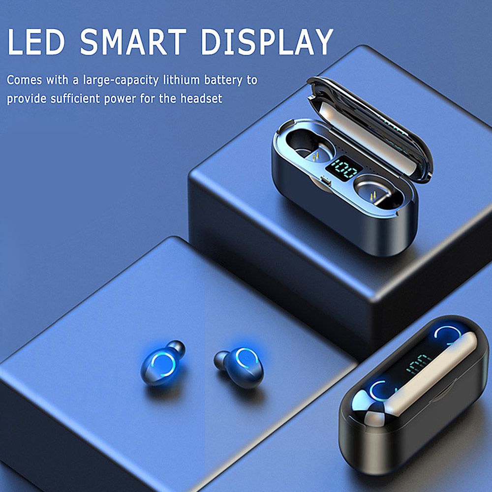 F9-8 earbuds front view