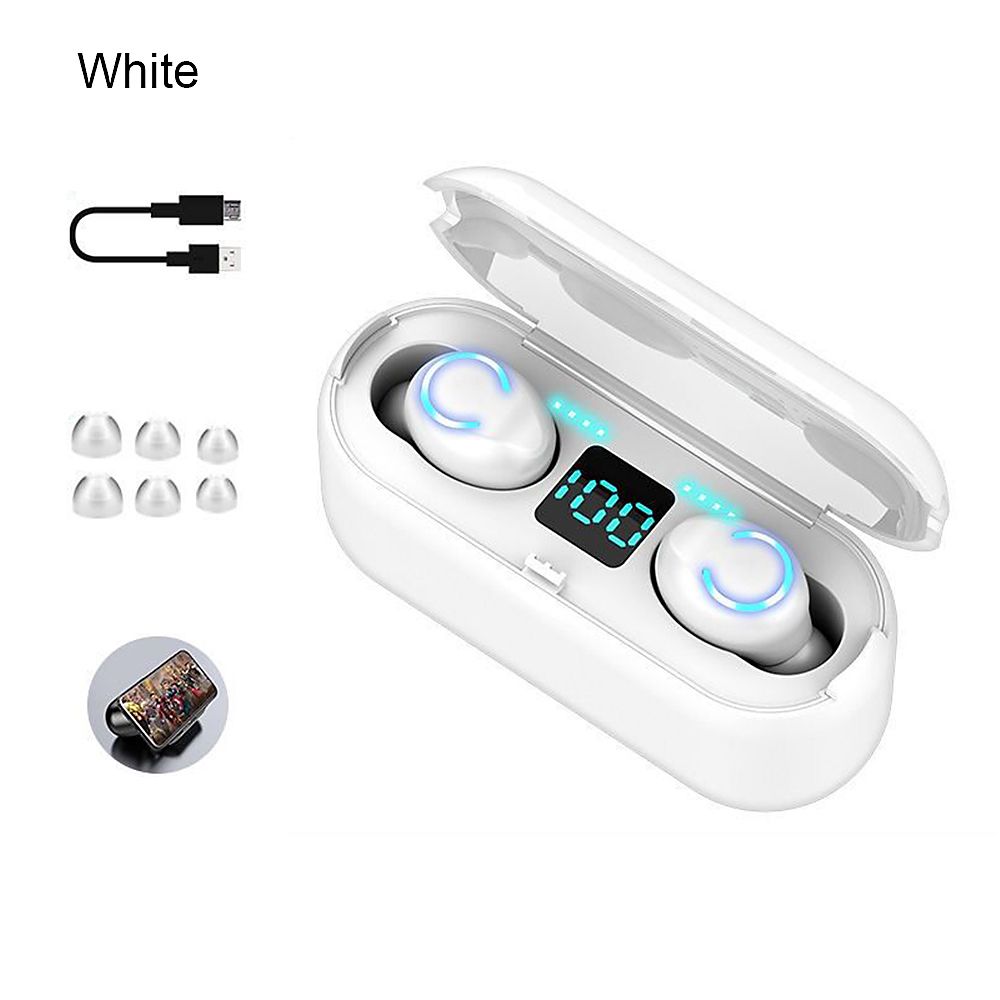 F9-8 charging case with LED display