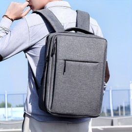 Large Capacity Laptop Backpack, Heavy Duty Computer Backpack, USB Charging Daypack For Travel Business & School