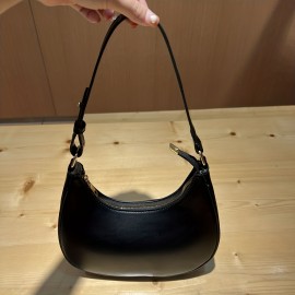 Minimalist Leather Hobo Bag, Women's Shoulder Bag, Simple All-match Underarm Purses