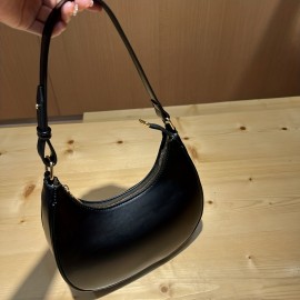 Minimalist Leather Hobo Bag, Women's Shoulder Bag, Simple All-match Underarm Purses