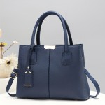 Classic Minimalist Satchel Bag, Women's Solid Color Shoulder Bag For Work, Elegant PU Leather Shoulder Purse