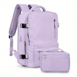 Purple + Wash Bag